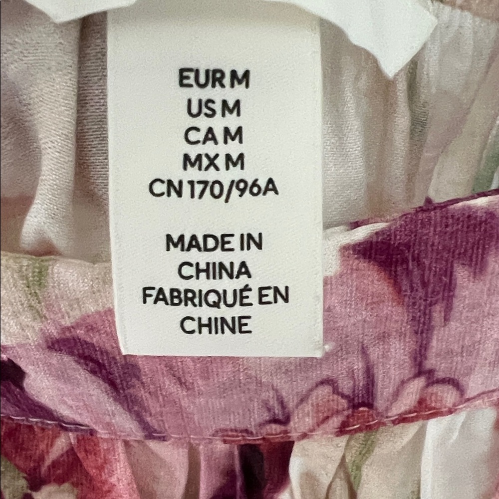 H&M Floral Puff Sleeve Blouse - Picture 3 of 7